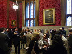 Drinks receptions in strangers dining room, palace of westminster
